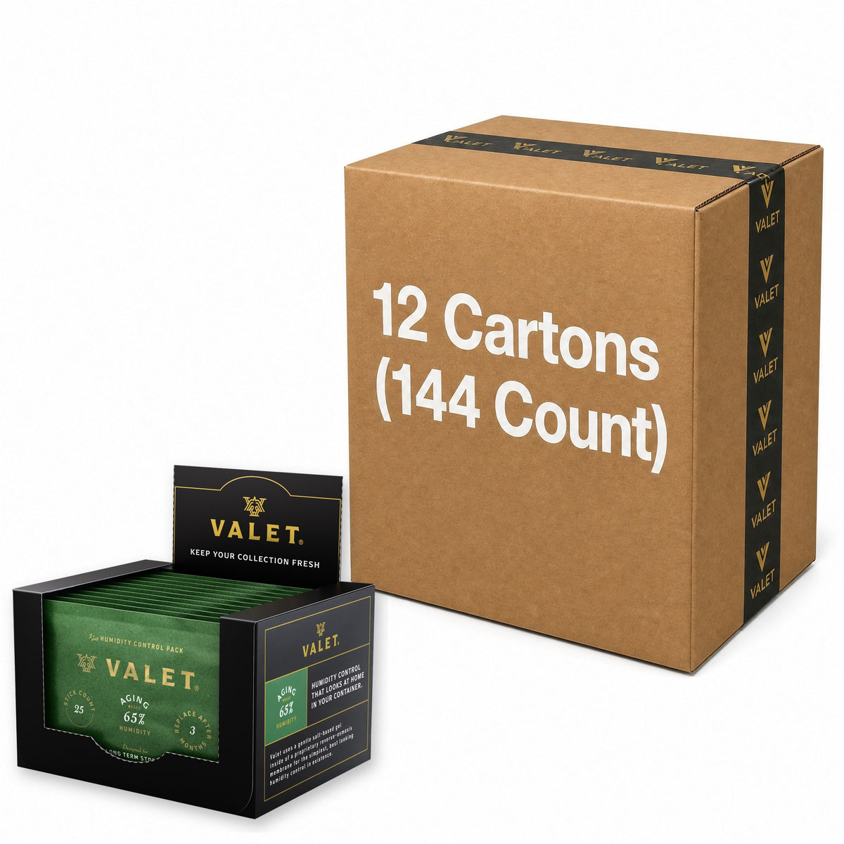 65% 60g 12-Pack Retail Carton — 12 Cartons (144 Count)