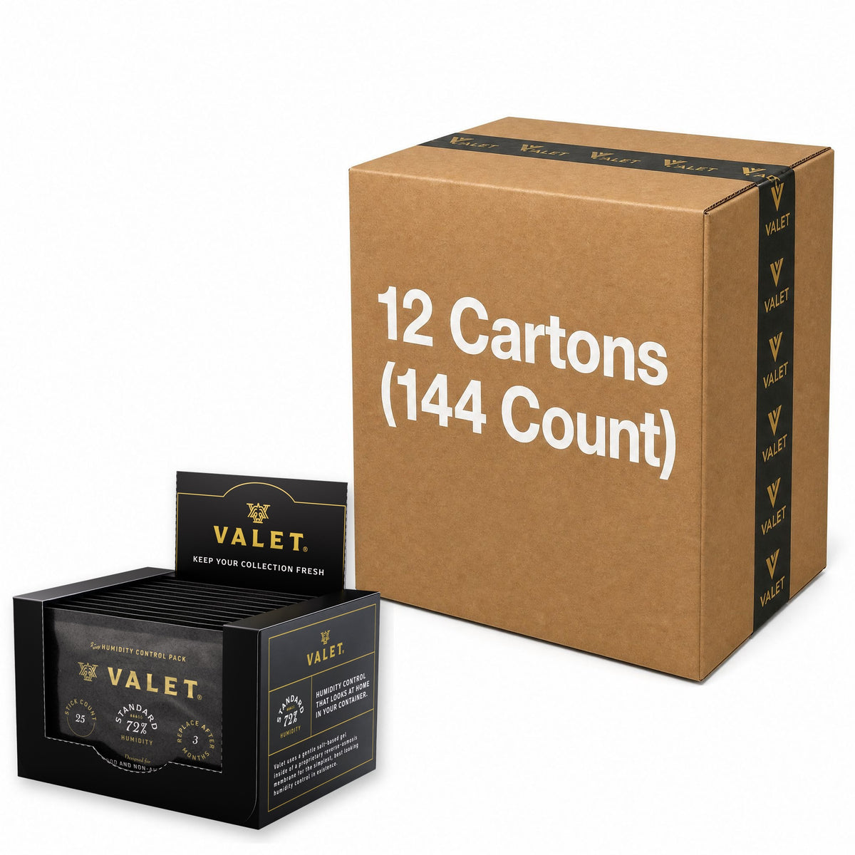 72% 60g 12-Pack Retail Carton — 12 Cartons (144 Count)