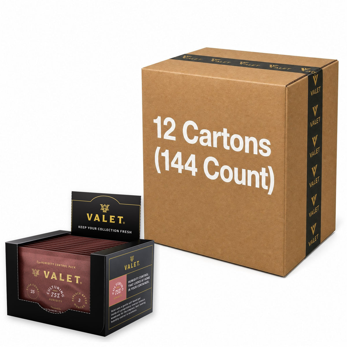 75% 60g 12-Pack Retail Carton — 12 Cartons (144 Count)